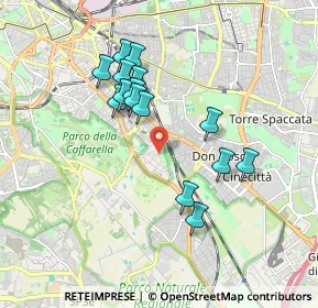 Mappa Via A, 00178 Roma RM, Italia (1.71733)