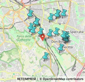 Mappa Via A, 00178 Roma RM, Italia (1.83)