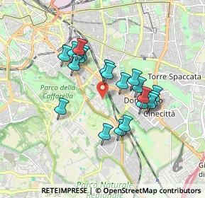 Mappa Via A, 00178 Roma RM, Italia (1.571)