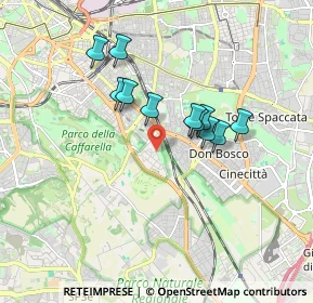 Mappa Via A, 00178 Roma RM, Italia (1.50364)