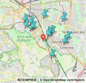 Mappa Via A, 00178 Roma RM, Italia (1.75692)