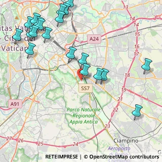 Mappa Via Anicio Olibrio, 00178 Roma RM, Italia (5.8825)
