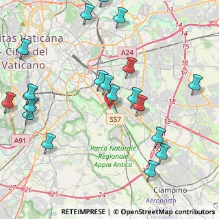 Mappa Via Anicio Olibrio, 00178 Roma RM, Italia (5.4575)