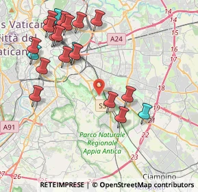 Mappa Via Anicio Olibrio, 00178 Roma RM, Italia (4.962)