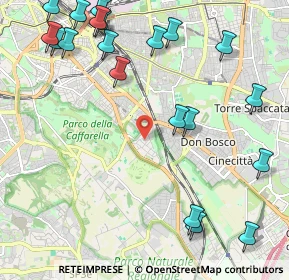 Mappa Via Anicio Olibrio, 00178 Roma RM, Italia (2.986)