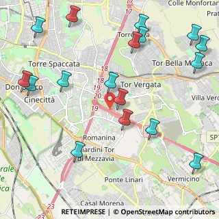 Mappa A1 Diramazione Roma Sud, 00173 Roma RM, Italia (2.90882)