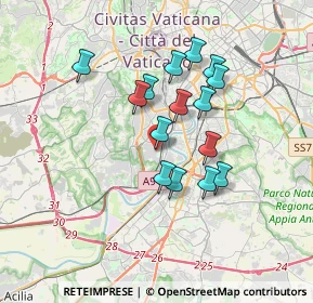 Mappa Via Domenico Lupatelli, 00149 Roma RM, Italia (3.07)