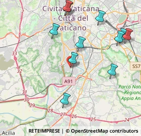 Mappa Via Domenico Lupatelli, 00149 Roma RM, Italia (4.83545)