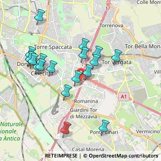 Mappa Parco Via Libero Leonardi, 00173 Roma RM, Italia (2.16158)
