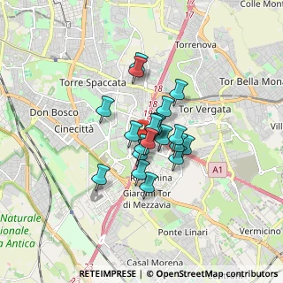 Mappa Parco Via Libero Leonardi, 00173 Roma RM, Italia (1.115)