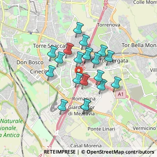 Mappa Parco Via Libero Leonardi, 00173 Roma RM, Italia (1.507)