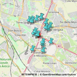 Mappa Parco Via Libero Leonardi, 00173 Roma RM, Italia (1.366)