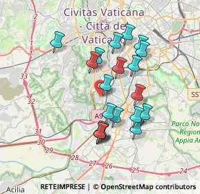 Mappa Via Pietro Frattini, 00149 Roma RM, Italia (3.393)