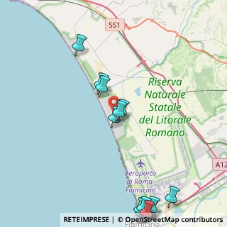 Mappa Via Bonaria, 00054 Fiumicino RM, Italia (6.9145)