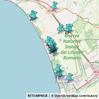 Mappa Via Bonaria, 00054 Fiumicino RM, Italia (3.3355)