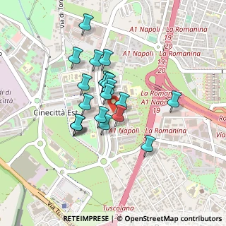 Mappa Via Giuseppe Albanese Ruffo, 00173 Roma RM, Italia (0.3555)