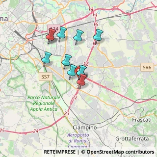 Mappa Via Giuseppe Albanese Ruffo, 00173 Roma RM, Italia (2.96182)