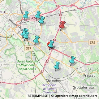 Mappa Via Giuseppe Albanese Ruffo, 00173 Roma RM, Italia (4.44727)