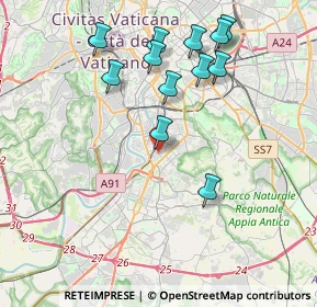 Mappa Facoltà di Economia, 00145 Roma RM, Italia (4.25583)