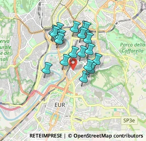 Mappa Facoltà di Economia, 00145 Roma RM, Italia (1.4115)