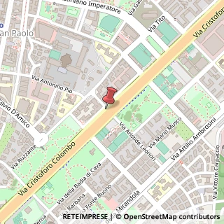 Mappa Via Cristoforo Colombo, 456, 00147 Roma, Roma (Lazio)