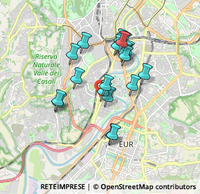 Mappa Via di Villa Bonelli, 00149 Roma RM, Italia (1.5575)