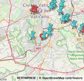 Mappa Via di Villa Bonelli, 00149 Roma RM, Italia (5.552)