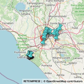 Mappa Via della Magliana Nuova, 00146 Roma RM, Italia (12.8275)
