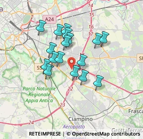 Mappa Via Edoardo Martini, 00100 Roma RM, Italia (2.94471)