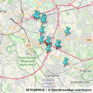 Mappa Via Edoardo Martini, 00173 Roma RM, Italia (3.27167)