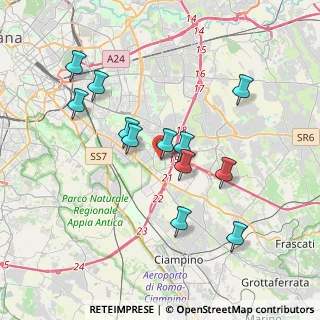 Mappa Via Edoardo Martini, 00100 Roma RM, Italia (3.7125)