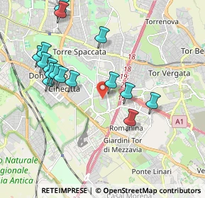 Mappa Via Edoardo Martini, 00100 Roma RM, Italia (2.17125)