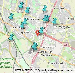 Mappa Via Edoardo Martini, 00100 Roma RM, Italia (2.15846)