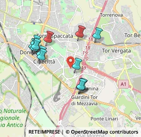 Mappa Via Edoardo Martini, 00100 Roma RM, Italia (1.83692)
