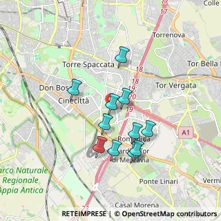 Mappa Via Edoardo Martini, 00173 Roma RM, Italia (1.6)