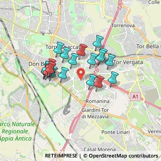 Mappa Via Edoardo Martini, 00173 Roma RM, Italia (1.5305)