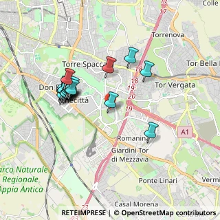 Mappa Via Edoardo Martini, 00173 Roma RM, Italia (1.835)