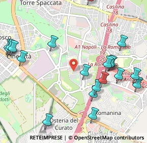 Mappa Via Edoardo Martini, 00100 Roma RM, Italia (1.3645)