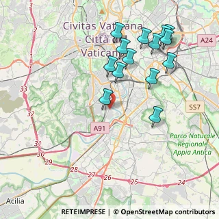 Mappa Via Pescia, 00146 Roma RM, Italia (4.51071)