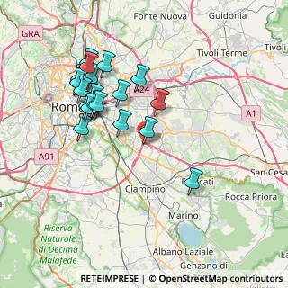 Mappa Via Enrico Ferri, 00137 Roma RM, Italia (7.955)