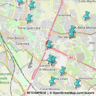 Mappa Via Enrico Ferri, 00137 Roma RM, Italia (2.9625)