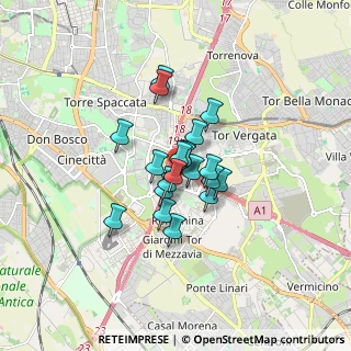 Mappa Via Enrico Ferri, 00137 Roma RM, Italia (1.06)