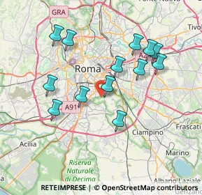 Mappa Via dei Numisi, 00147 Roma RM, Italia (7.45308)