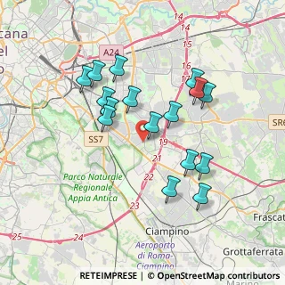 Mappa Via Riccardo Guruzian, 00173 Roma RM, Italia (3.56125)