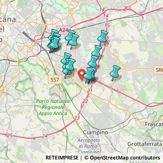 Mappa Via Riccardo Guruzian, 00173 Roma RM, Italia (3.09737)