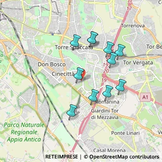 Mappa Via Riccardo Guruzian, 00173 Roma RM, Italia (1.79727)