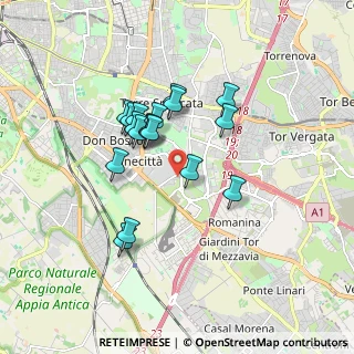 Mappa Via Riccardo Guruzian, 00173 Roma RM, Italia (1.51333)