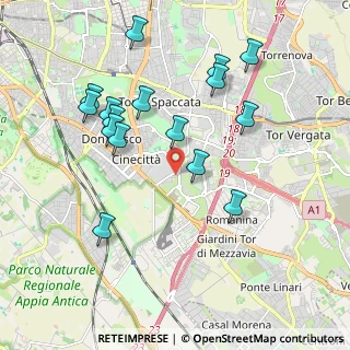 Mappa Via Riccardo Guruzian, 00173 Roma RM, Italia (2.12563)