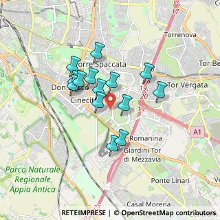 Mappa Via Riccardo Guruzian, 00173 Roma RM, Italia (1.45643)