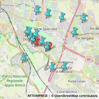 Mappa Via Riccardo Guruzian, 00173 Roma RM, Italia (2.08222)